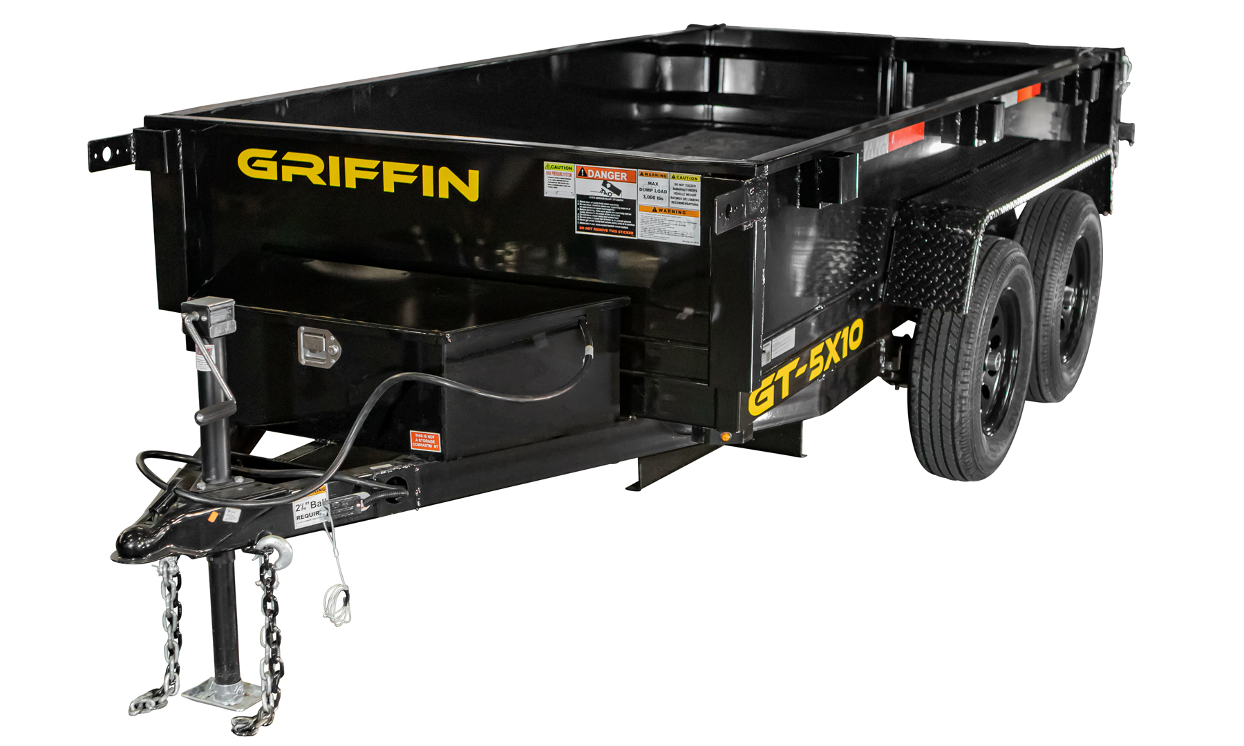 Griffin Trailers - GT5X8 Hydraulic Dump Trailer
