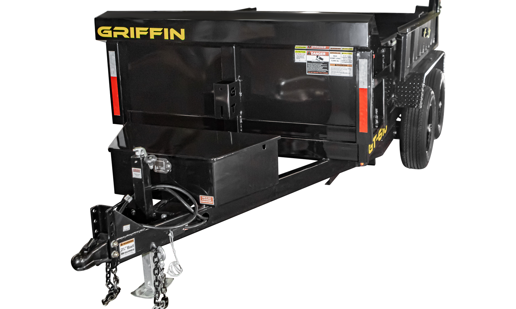 Griffin Trailers - GT5X8 Hydraulic Dump Trailer