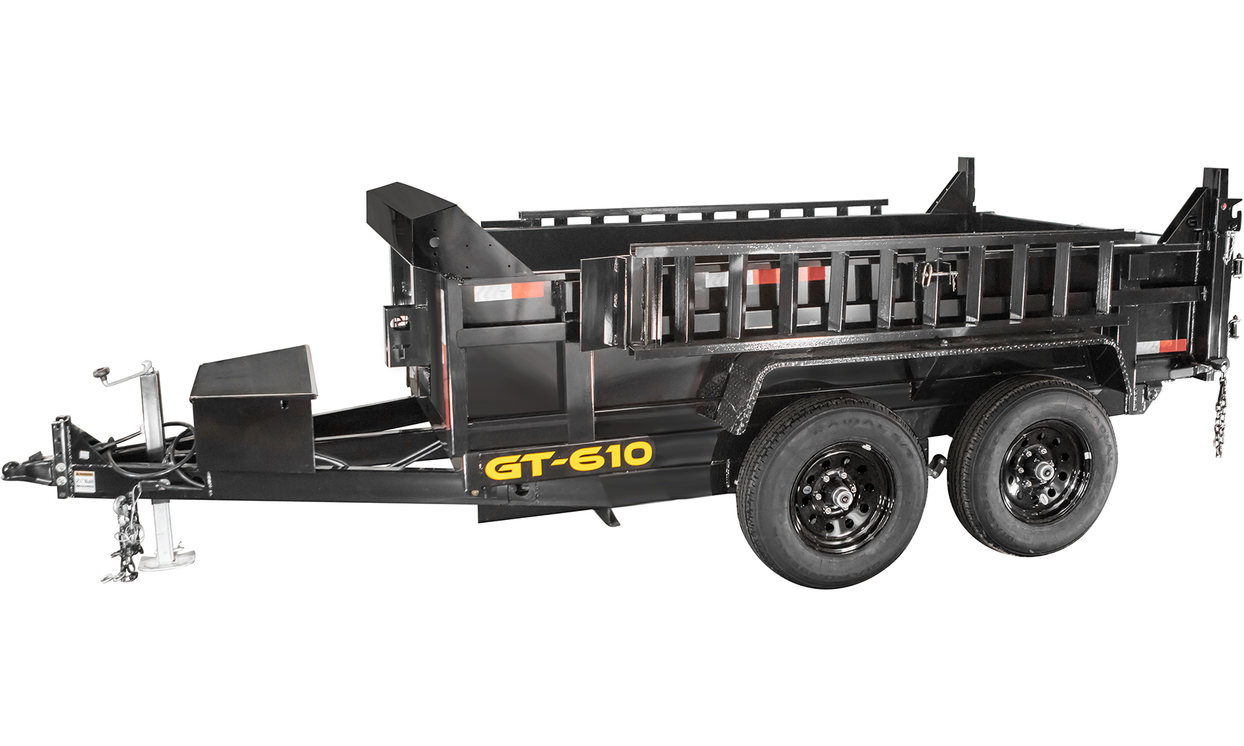 GT-610 – 6ft. (72″w) HYDRAULIC DUMP TRAILER