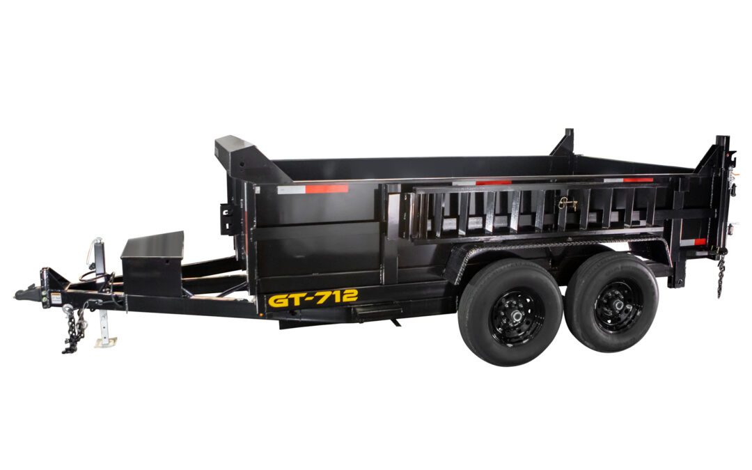 GT-712 – 7ft. (83″w) Hydraulic Dump Trailer