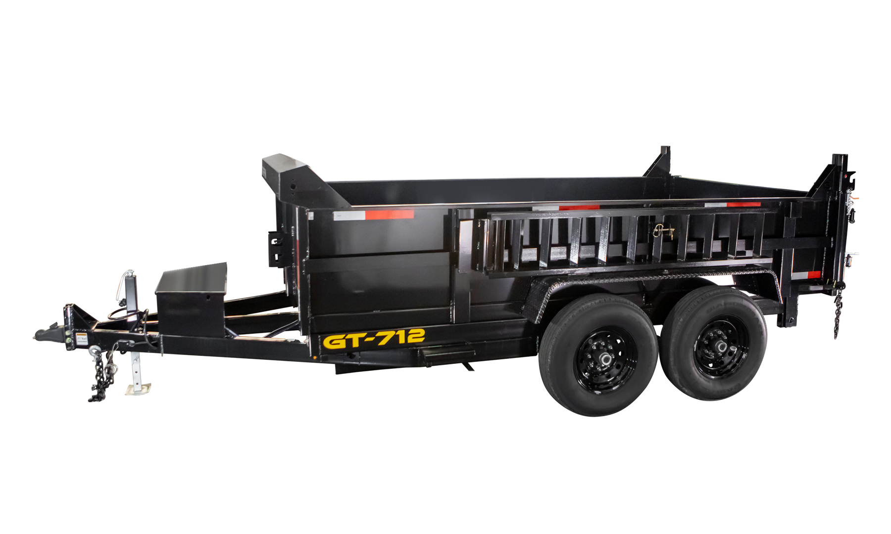 GT-712 – 7ft. (83″w) Hydraulic Dump Trailer