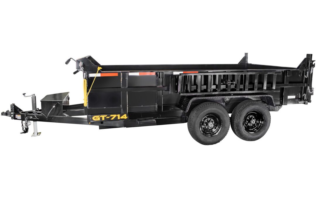 GT-714 – 7ft. (83″w) Hydraulic Dump Trailer