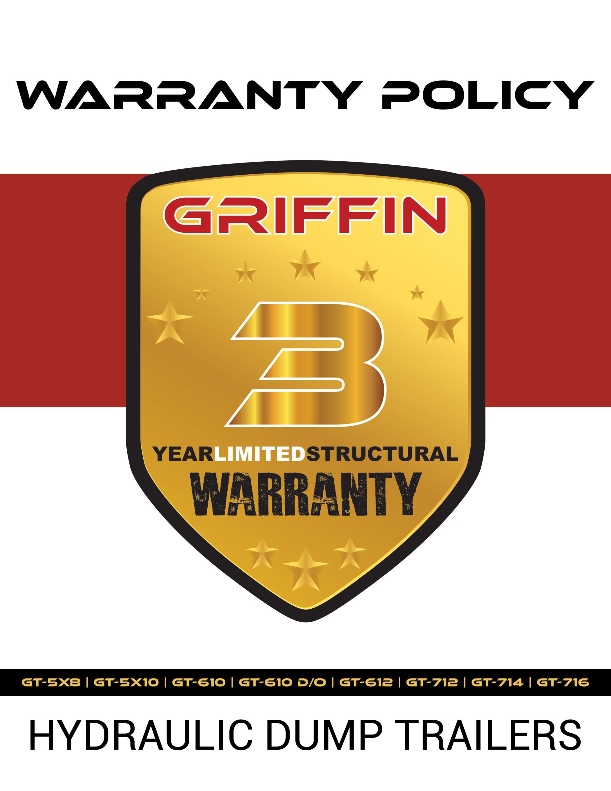 3 Year Limited Structural Warranty